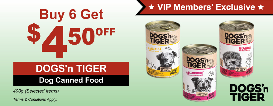 Dogs'n Tiger Dog Canned Food Promo